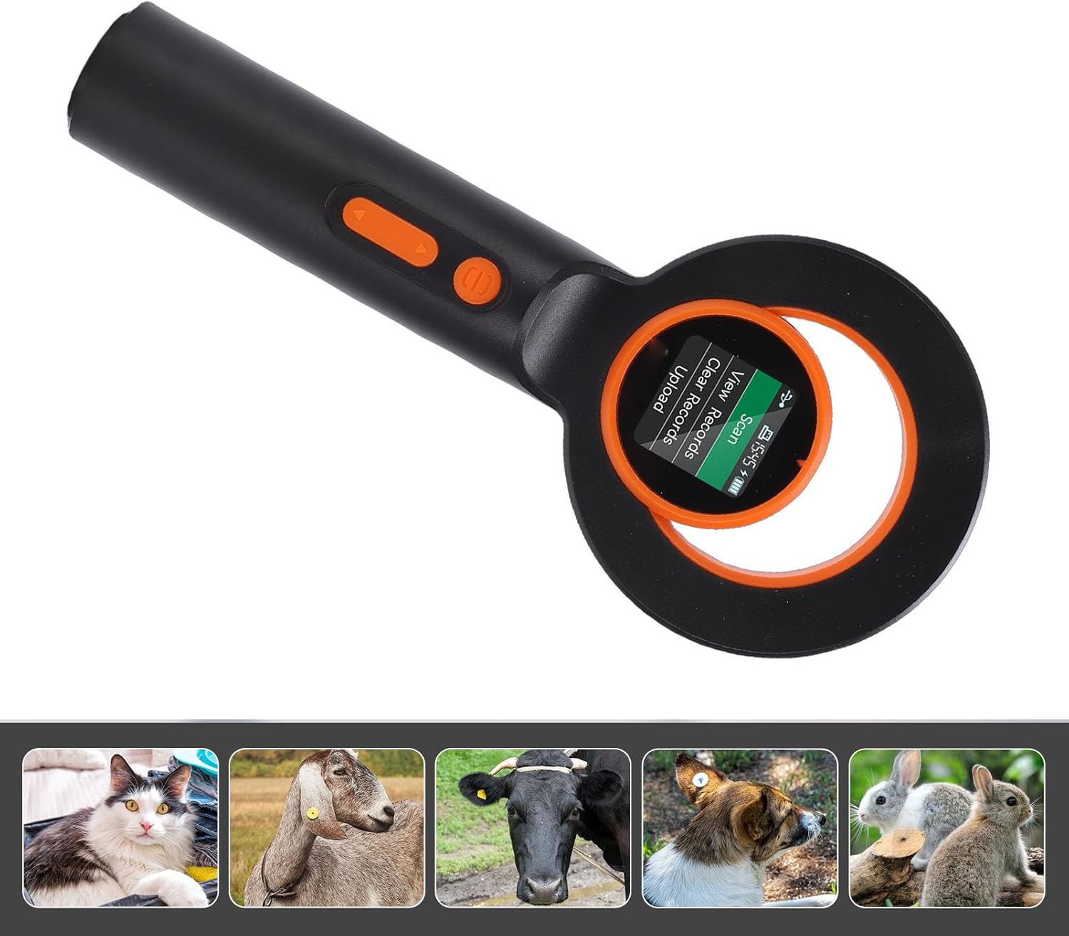 Generic Portable Pet Chip Reader Lightweight and Practical for Convenient Pet Management with 1.44 Inch Screen for Owners and Veterinarians Material