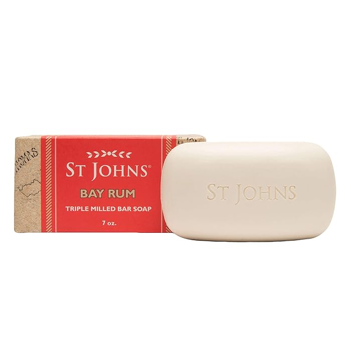 Buy Bay Rum Soap Bar by St Johns. 7 Oz Luxury Mens Bath Soap. 3X Milled