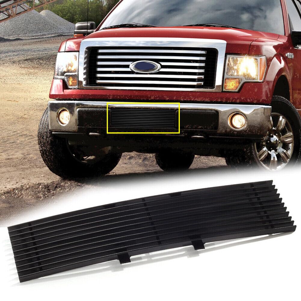 Lower Bumper Billet Grille For Ford F-150 (2009-2014) – Unbranded, Front Placement