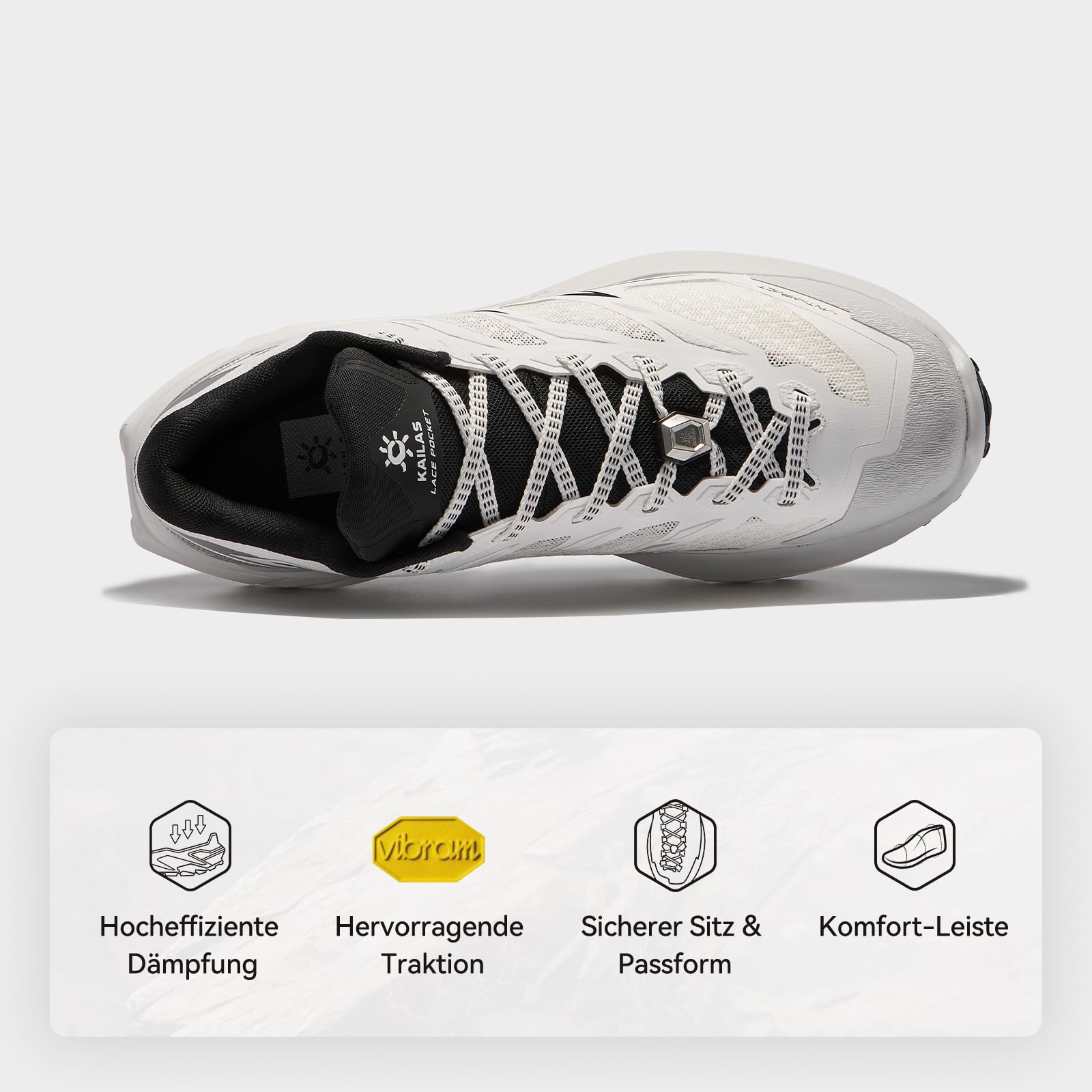 KAILAS Zapatillas de senderismo para hombre C4 Sendero ligeras antideslizantes transpirables para correr
