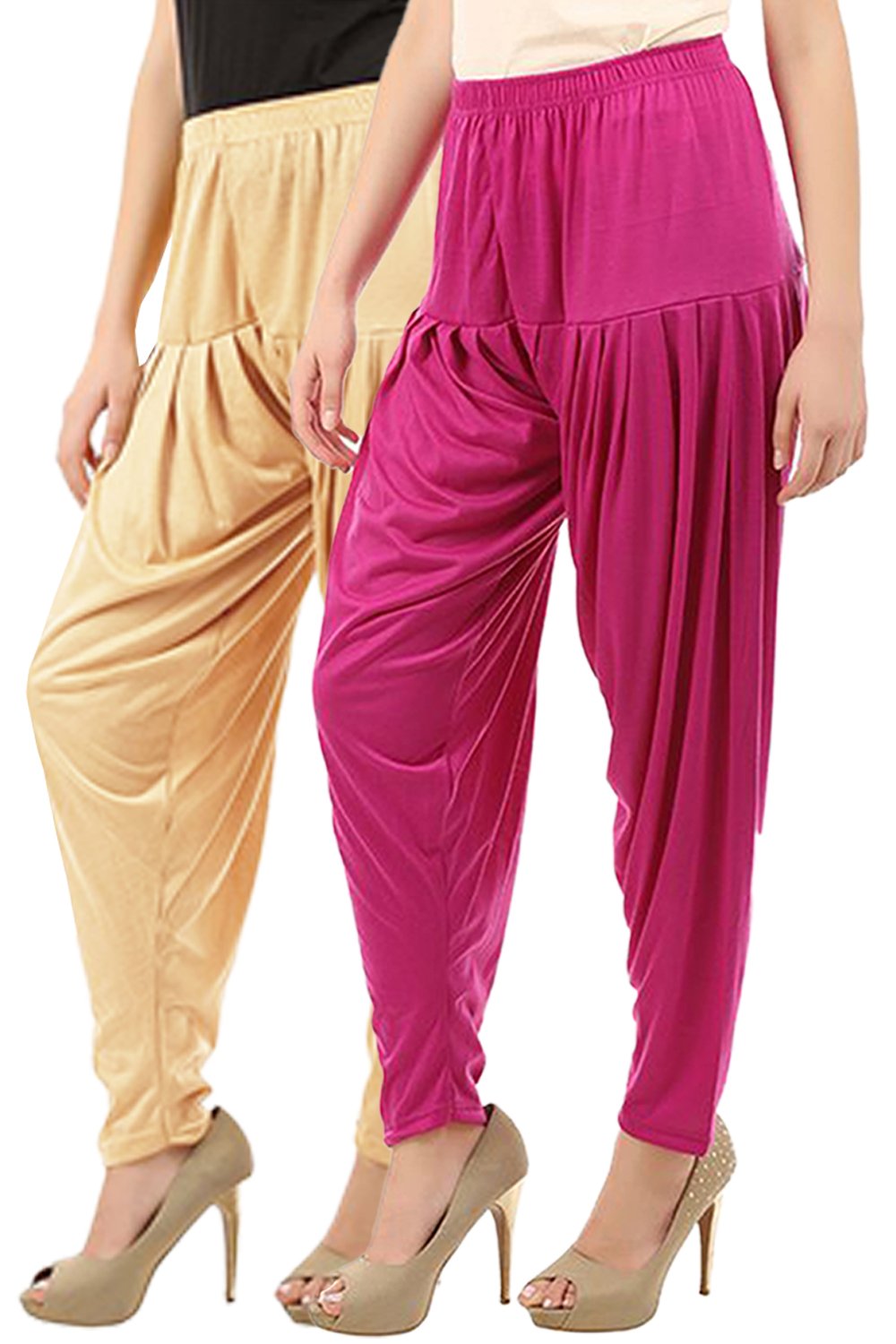 buy that trendz Viscose Womens Dhoti Salwar Harem Patiala Bottoms Pants-picture-26