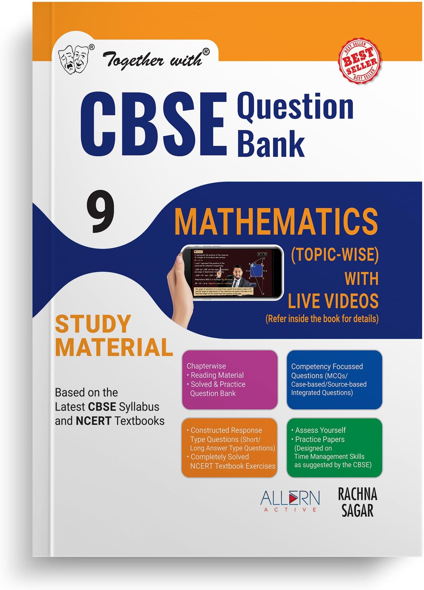 Together with CBSE Question Bank Class 9 Mathematics for 2025 Exam (Chapterwise & Topicwise)