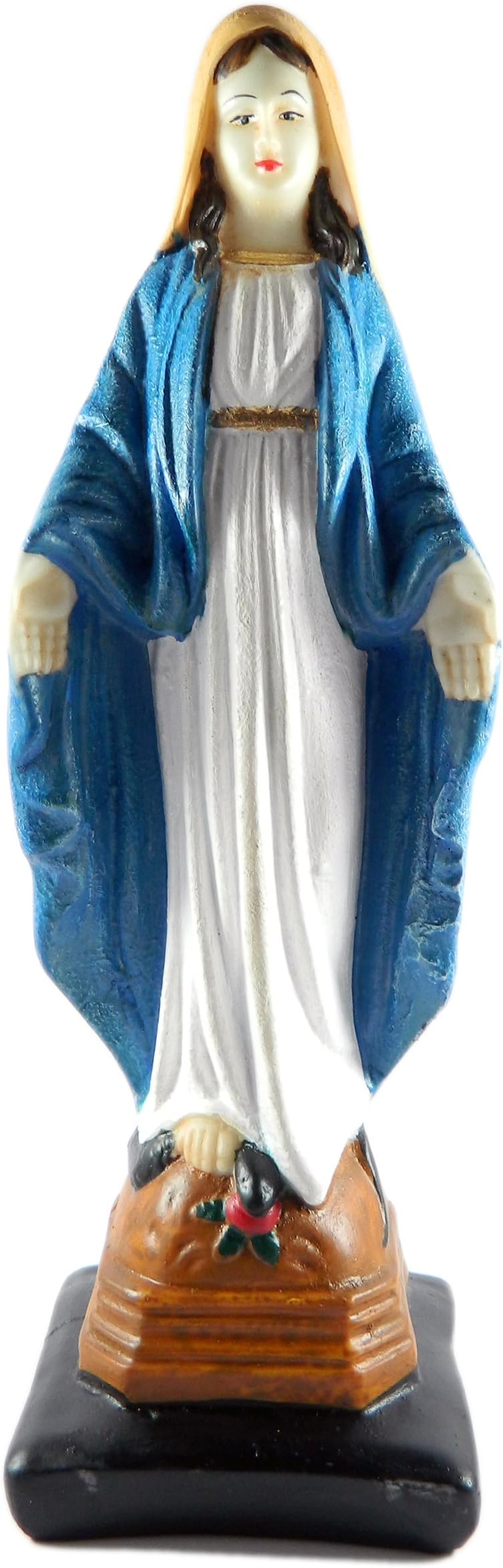 Morpankh Art Holy Religious Idols of Mother Mary Statue Showpiece (H:26 cm x W:9.5 cm x D:7 cm)