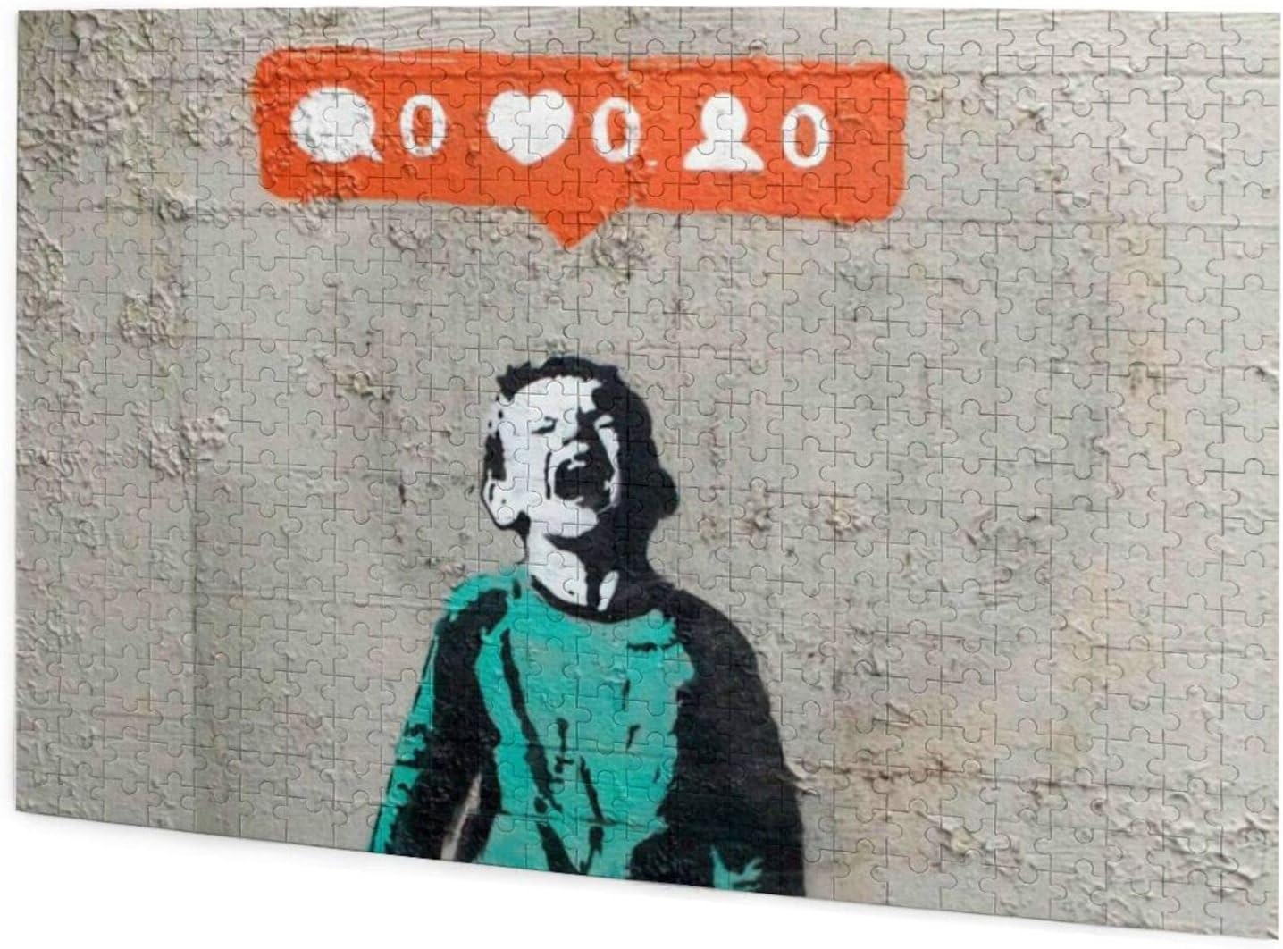 Amazon バンクシー ストリート Banksy Street ジグソーパズル500ピース かわいい おもちゃコレクション 益智減圧 子供大人の大きなジグソーパズル おしゃれ 萌えグッズ 漫画の周辺 ギフトプレゼント ジグソーパズル おもちゃ