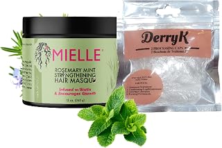 Mielle Rosemary Mint Hair Masque with DerryK Processing Caps