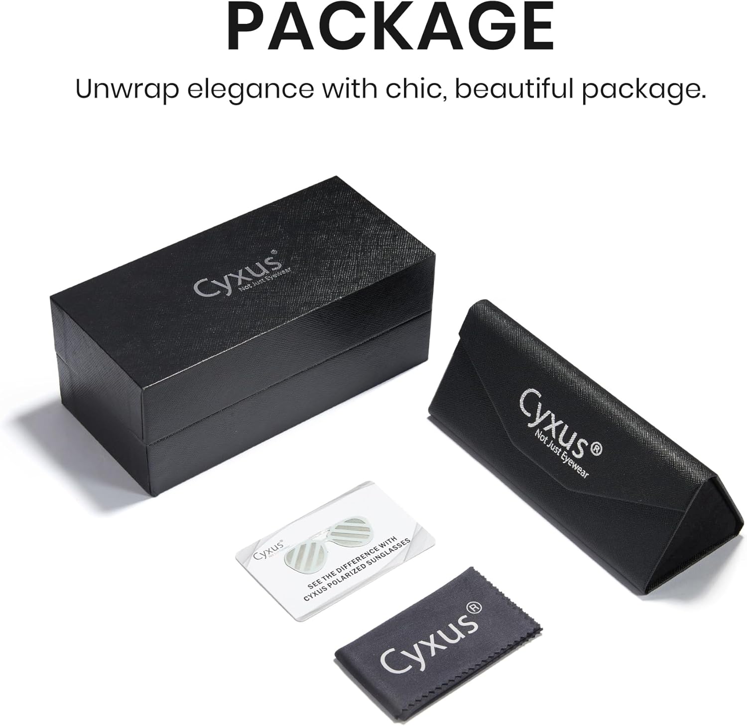 Cyxus Clip On Round Polarized Sunglasses Womens Men, 2 In 1 Use Double Design Retro Vintage UV400 Sunnies P1341 - Image 8