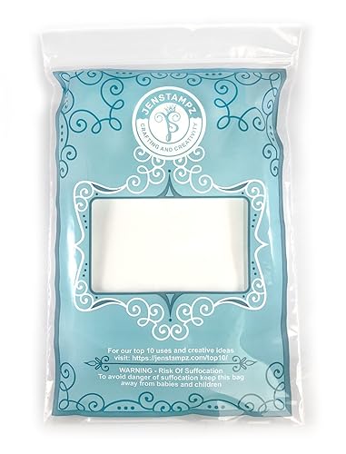 Miniatura 4 de 100 Bolsas de papel glassine de cera planas 13,9 cm × 19,6 cm o 13,9 cm × 19,6 cm, incluye JenStampz Top 10, grande