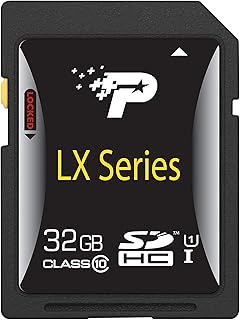 Patriot LX Series 32GB High Speed SDHC Class 10 UHS-1 - Up to 40MB/sec Flash Card - PSF32GSDHC10