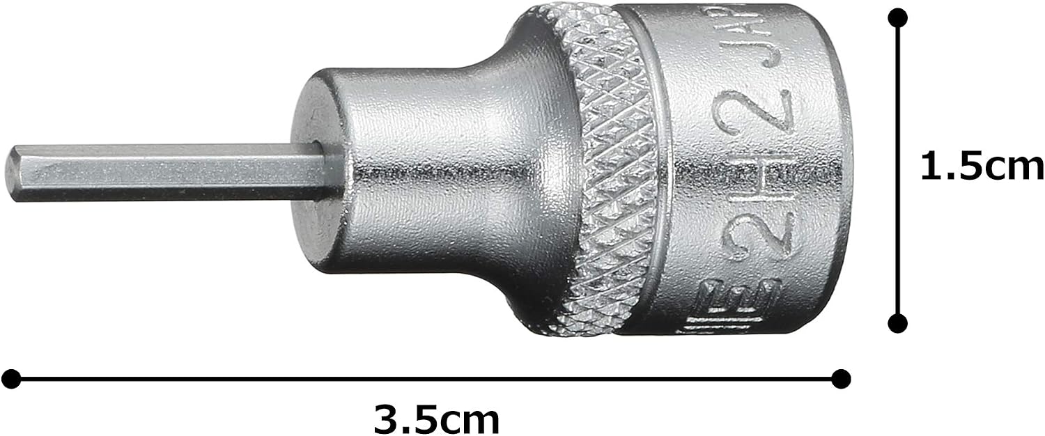 TONE Hex Socket 2H-02 1/4" Inch Drive 2mm