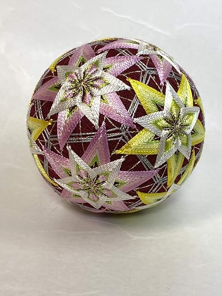 Amazon てまり 手まり 手毬 手鞠 10ｃｍ 完成品 民芸品 おもちゃ