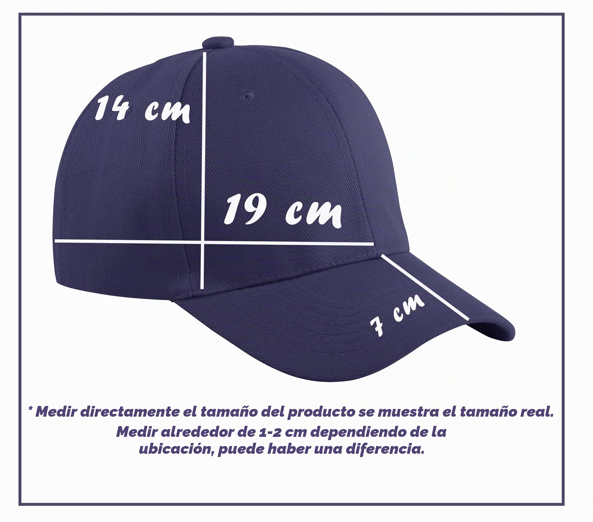 Gorra de béisbol infantil, diseño con letras A-Z, unisex, color azul marino