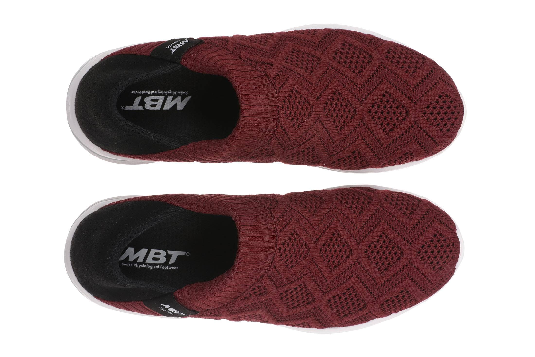 MBT M2600 Slip On Zapatillas de Deporte para Mujer sin Cordones. Deportivas Caminar Anatómicas y Cómodas. Calzado Fisiológico Confort y Estabilidad con Suela Curva. Sneakers Modernas.