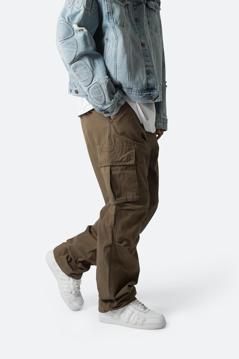 mnml Mens Mnml Men's Ultra Baggy Vintage Cargo Pants - Image 4