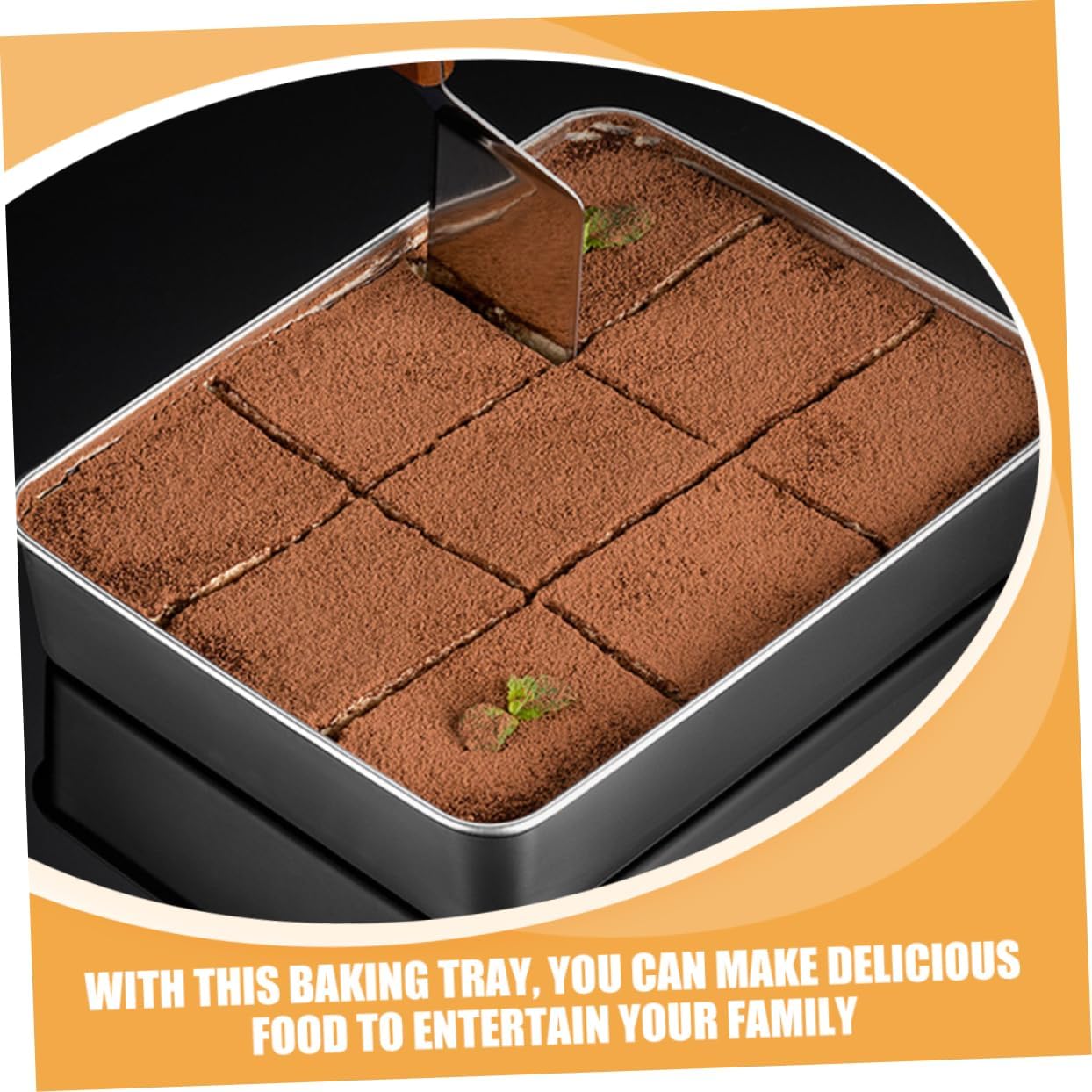 Garneck 8pcs Stainless Steel Baking Loaf Pans Non-stick Dessert Molds for Bread Cake and Toast and Kitchen Bakeware No Lid