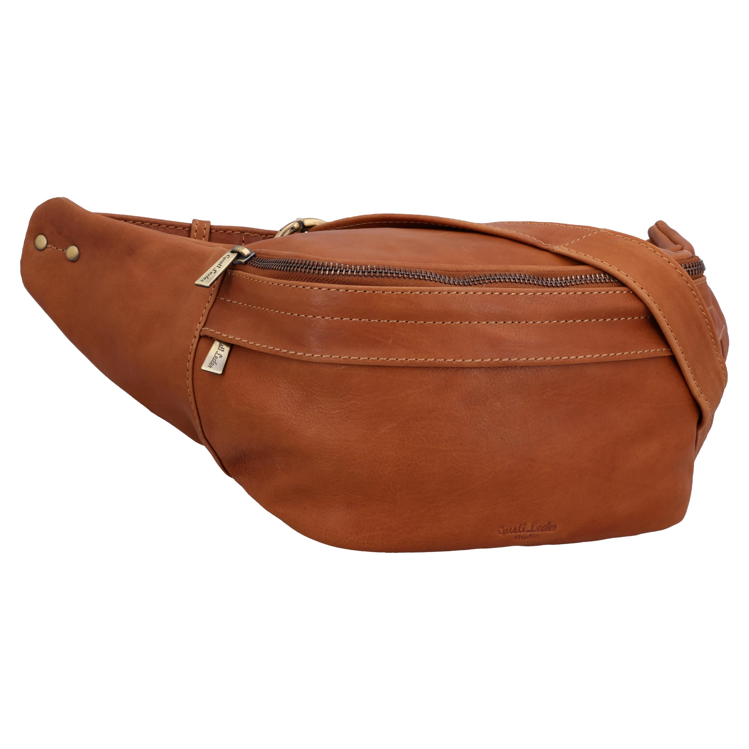 Gusti Leder Kameratasche Paulo - Fototasche Equipmenttasche Kamerazubehör Ledertasche Damen Herren Braun Leder