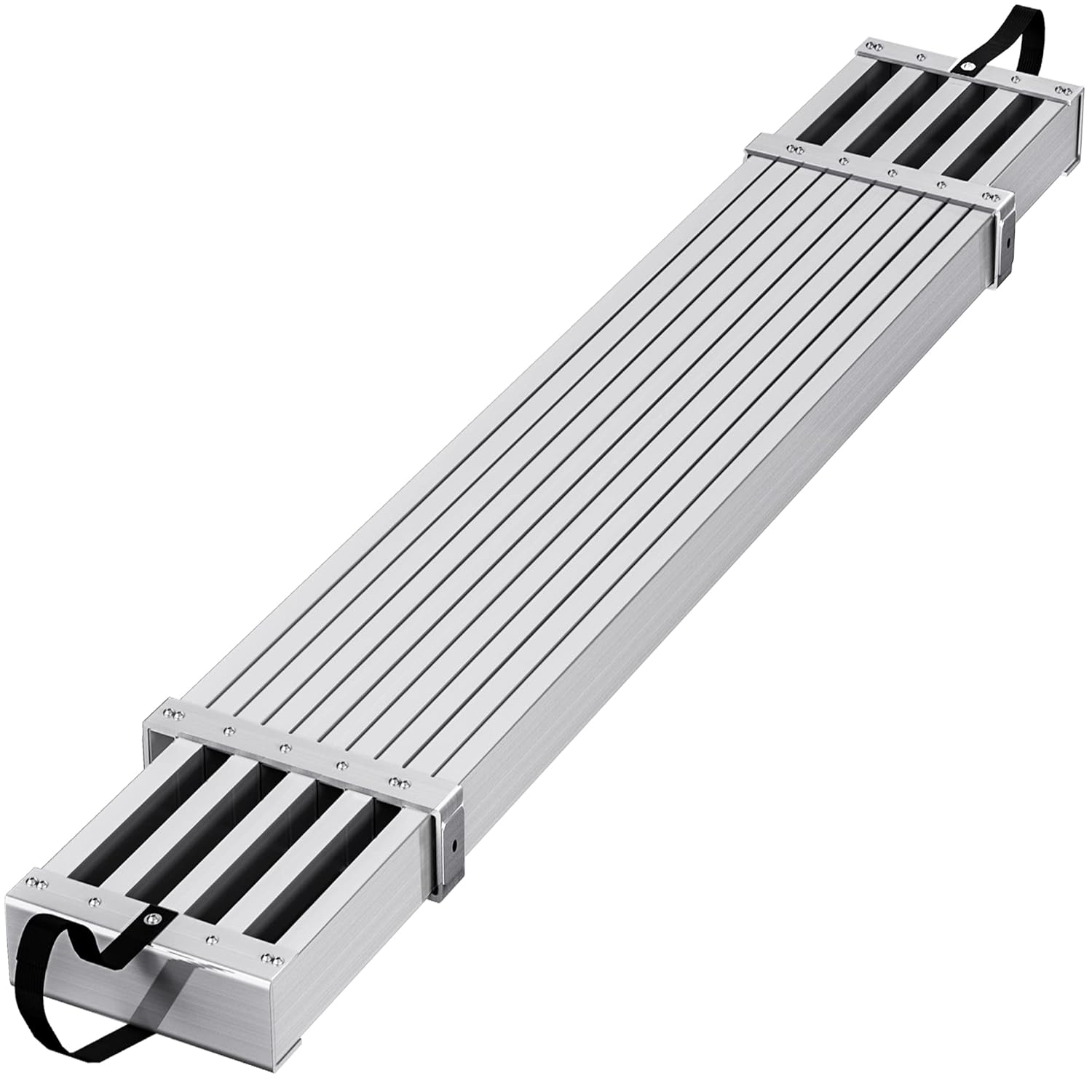 YITAHOME 6-9ft Telescoping Plank, Aluminum Work Plank,Aluminum Extension Plank 440lbs Capacity, Aluminum Scaffolding Plank with Skid-Proof Platform Scaffold Ladder Accessory