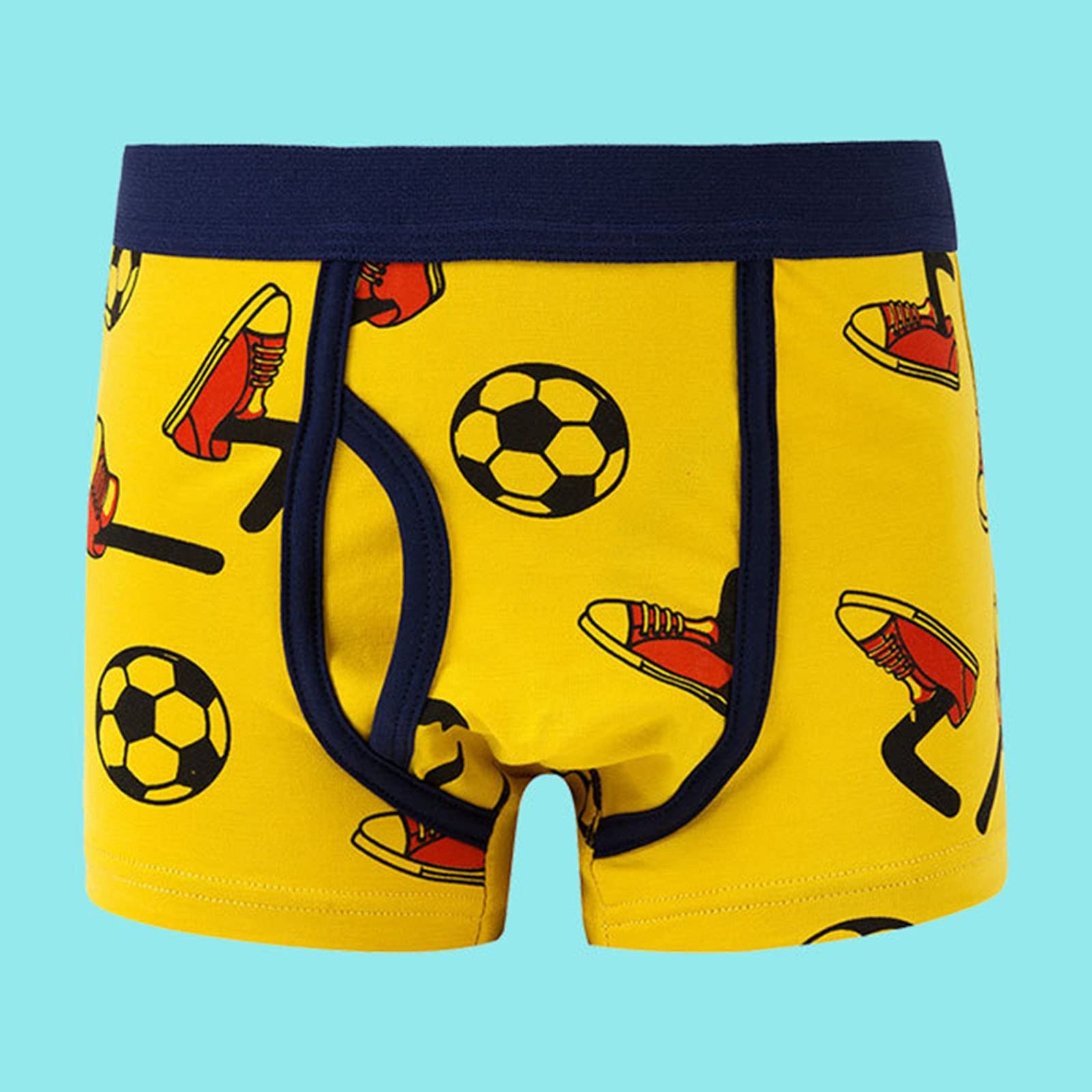 Boxer Pantalons Dinosaure Dessin Animé Enfants Garçons Culottes Plates Slip Sans Couture Ensemble 5 Pièces
