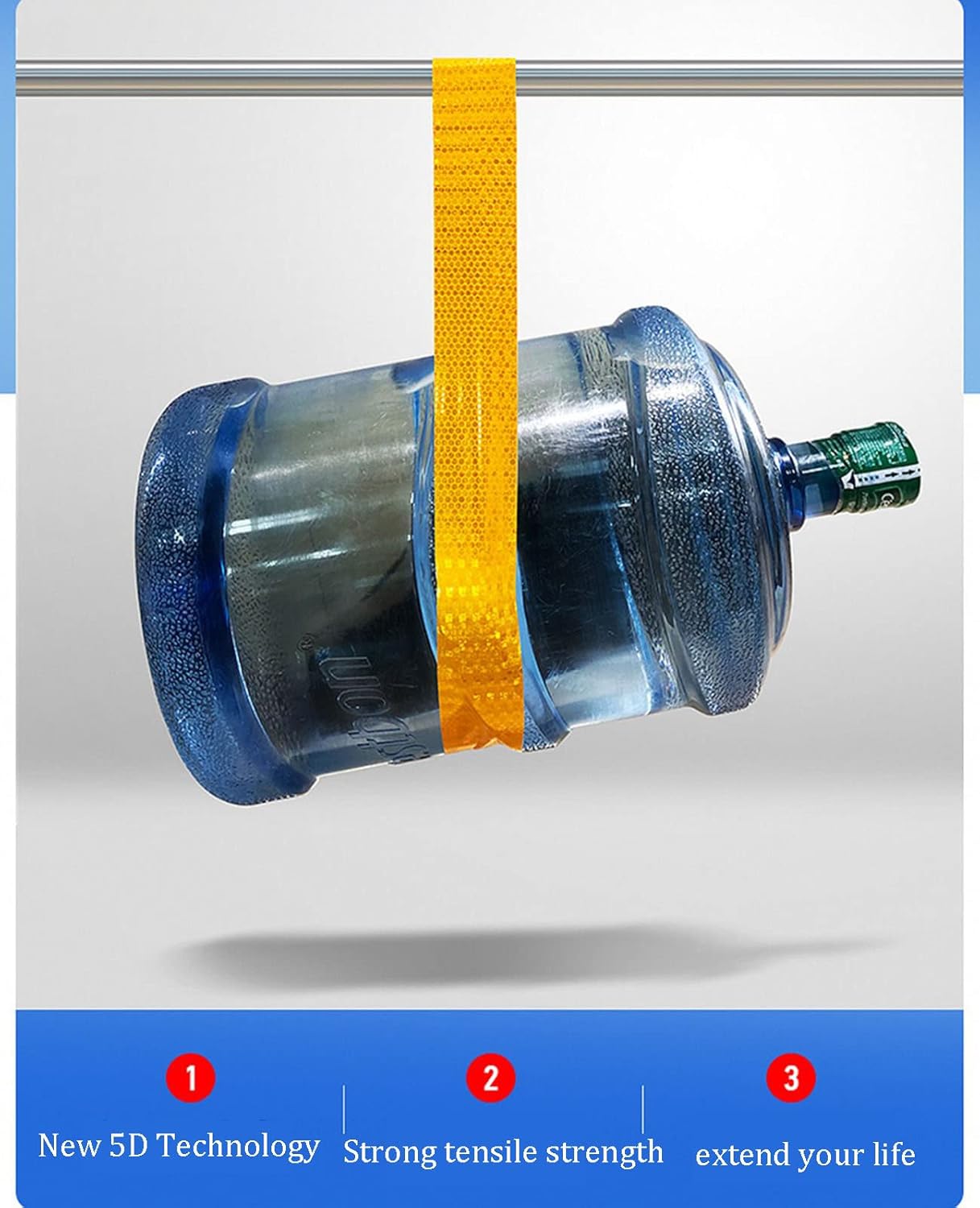 Reflective Tape, Conspicuity Tape Waterproof Highly Visible, Reflective Outdoor Safety for Trailers(E)