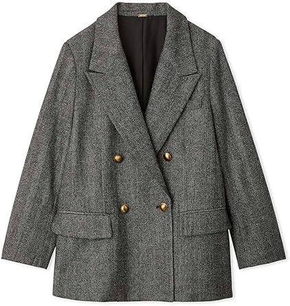 新品未使用♡ミラオーウェン♡ミックスツイード Mila Owen（ミラオーウェン）の「金釦ダブルブレストツイード