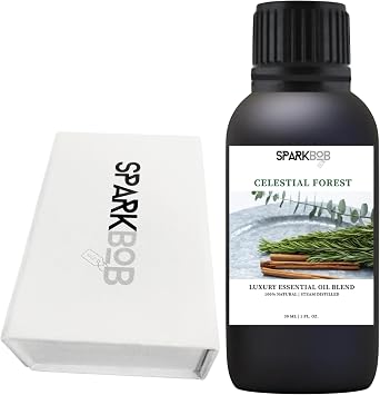 Luxury Essential Oil Blend Therapeutic Grade Aromatherapy Oil for Diffuser, Massage, Spa & Relaxation | Stress Relief & Wellness Gift Ready Packaging 1Fl Oz Celestial Forest
