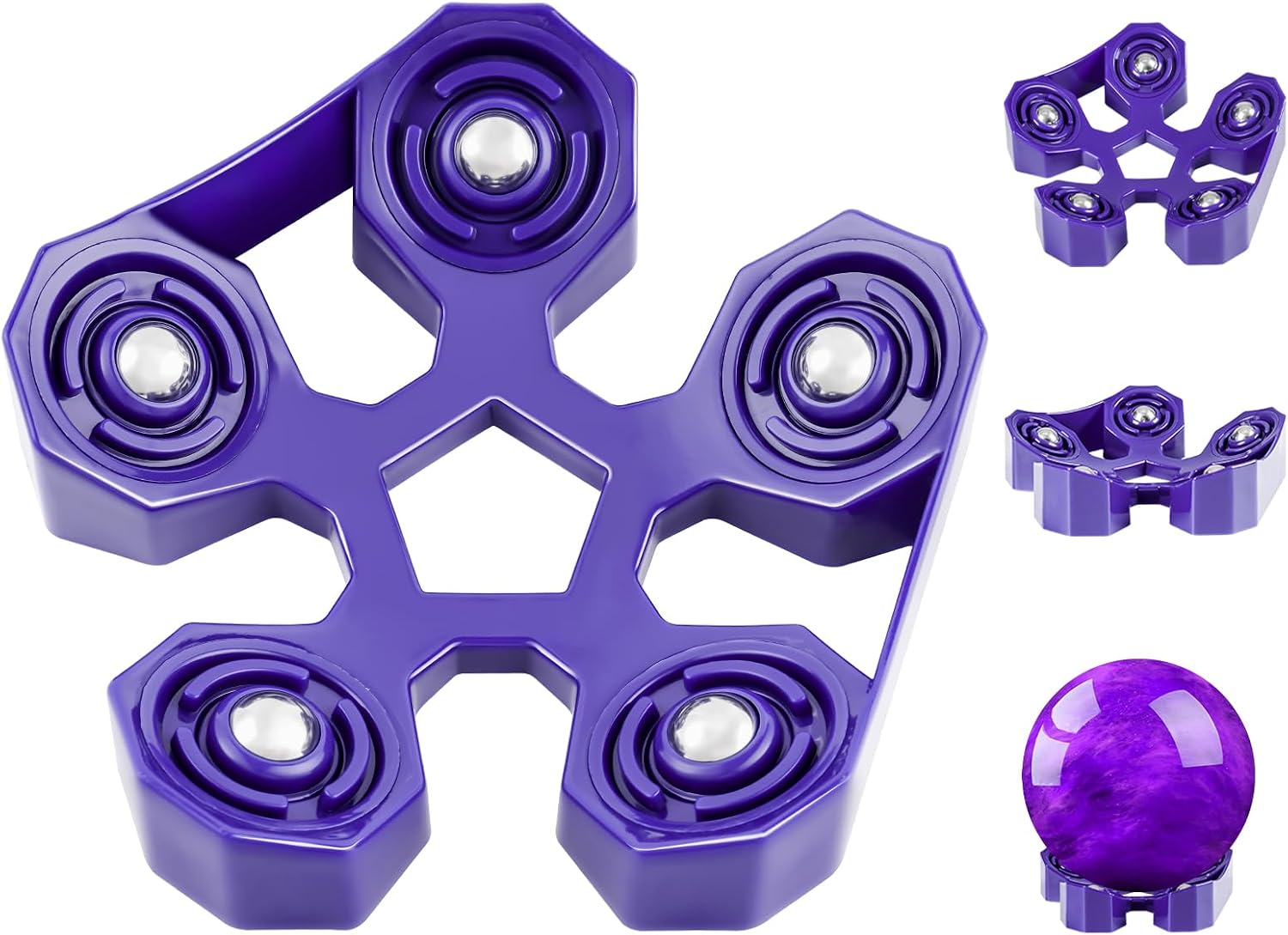 Bowling Ball Cup, Rotating Bowling Ball Spinner for Cleaning, Spare Bowling Ball Stand - Effortless Cleaning & Polishing with 360° Rotation | Bowling Ball Holder for All Major Balls