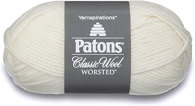 Patons Classic Wool, Winter White Yarn,