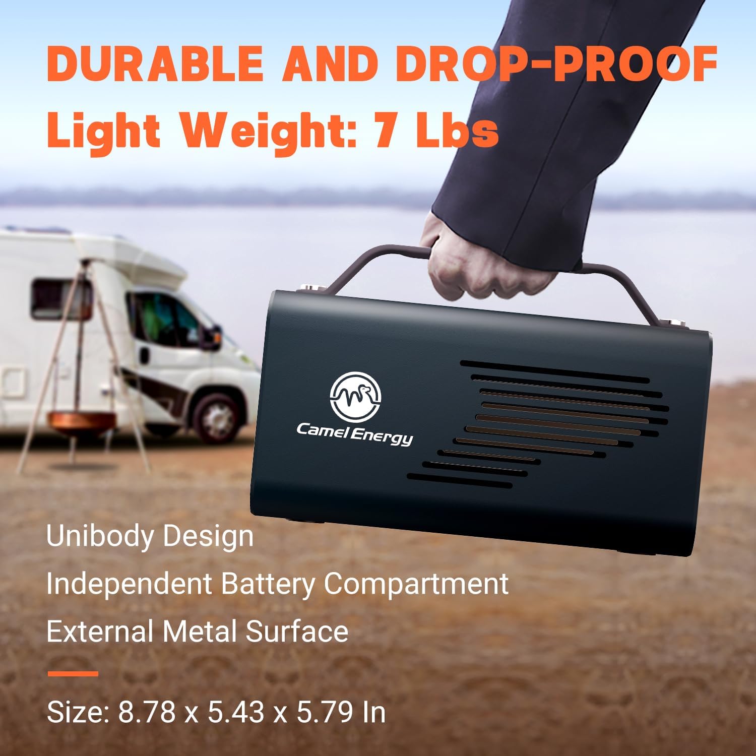 Portable Power Station 230Wh 200W LiFePO4 Power Generator Multiple Outlets AC Outlet PD 60W Stable Solar Generator for Home Trip Blackout Camping Gear Outdoor Emergency