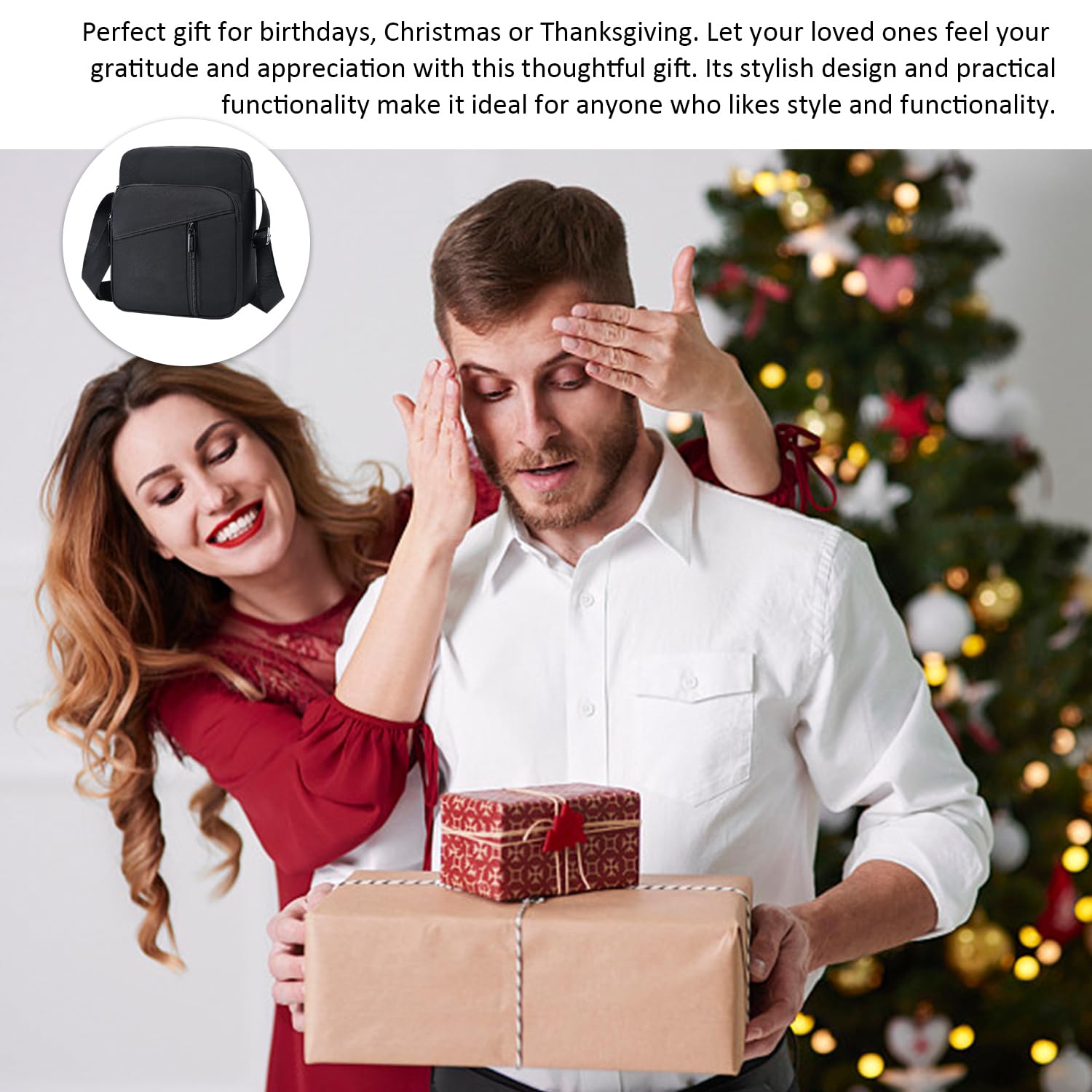 1 bolso de hombro para hombre, bolso de hombro de viaje, bolsa de pecho, bolsa de lona impermeable con correa de hombro ajustable, adecuada como bolsa de ocio para hombres y mujeres al aire