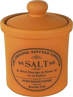 Salt Jar - Made in England - 3.8 inches x 4 inches