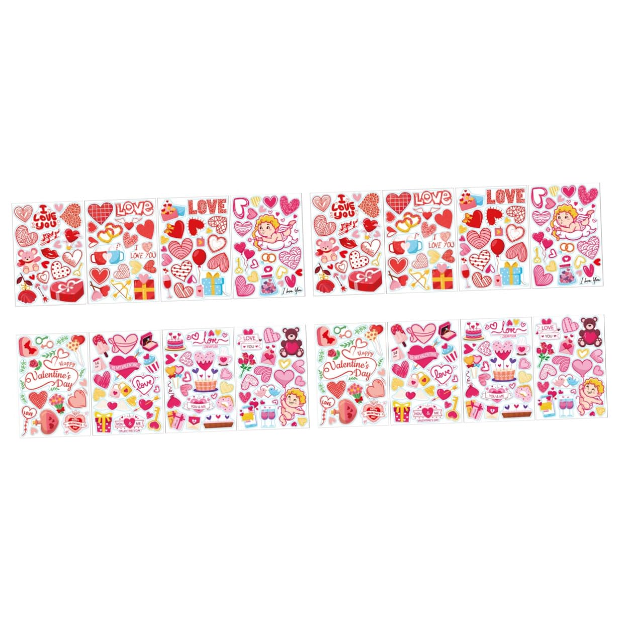 Stickers cœur Saint-Valentin parfaits pour embellir la chambre et le salon
