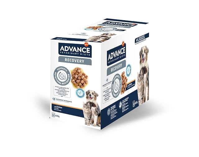 Advance Veterinary Diets Recovery - Comida Húmeda para Gatos y Perros: Multipack 11 bolsitas de 100g