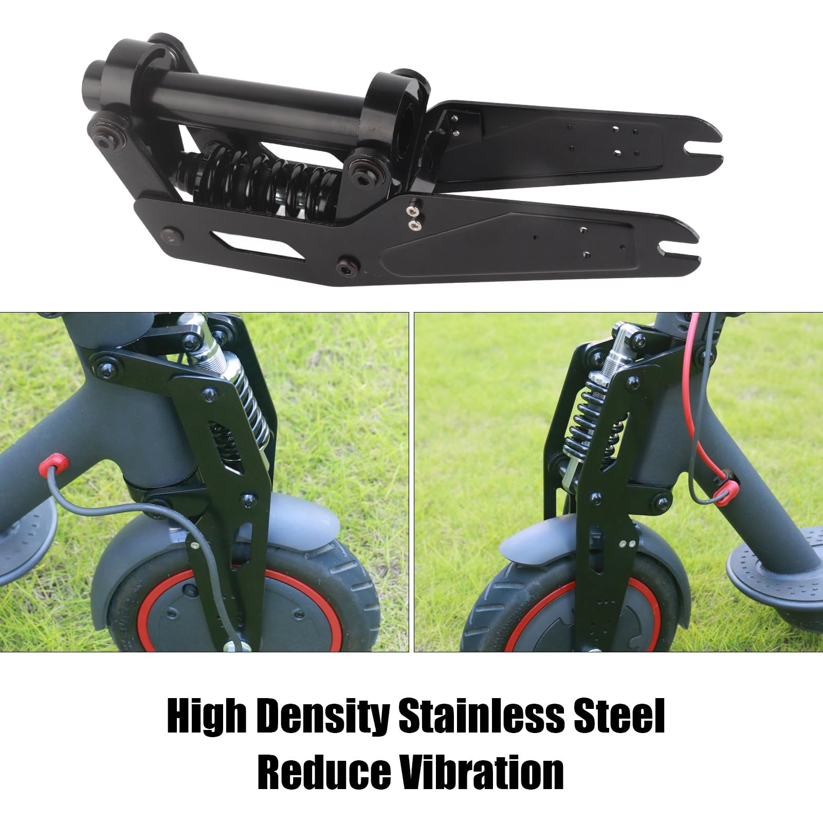 Kit de Absorción de Impacto de Horquilla Delantera, Mejora la Reducción de la Vibración para Patinetes Eléctricos M365 M365 Pro, Kit de Acero Inoxidable