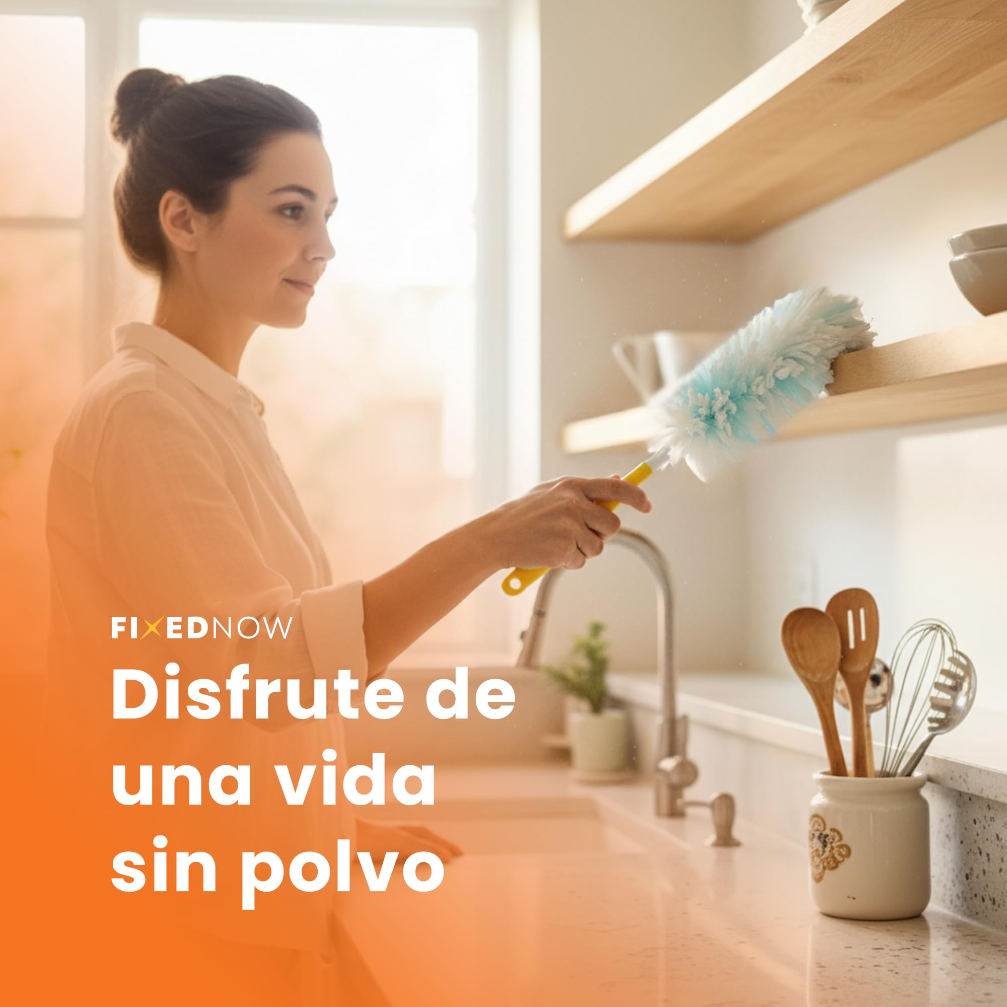 Paquete de 30 paños de Repuesto XXL con Plumero Swiffer Duster | Juego de Plumero con Mango para Limpieza en seco | Recarga de limpiaparabrisas para el hogar y el Coche