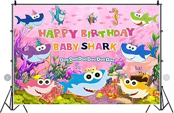 Amazon Com Goodf Cute Shark Backdrop Pink 7x5ft Baby Shark Party Supplies For Birthday Decorations Undersea World Washable Polyester Photography Background Gf118 Electronics Amazon Com Goodf Cute Shark Backdrop Pink 7x5ft Baby Shark Party Supplies For Birthday Decorations Undersea World Washable Polyester Photography Background Gf118 Electronics