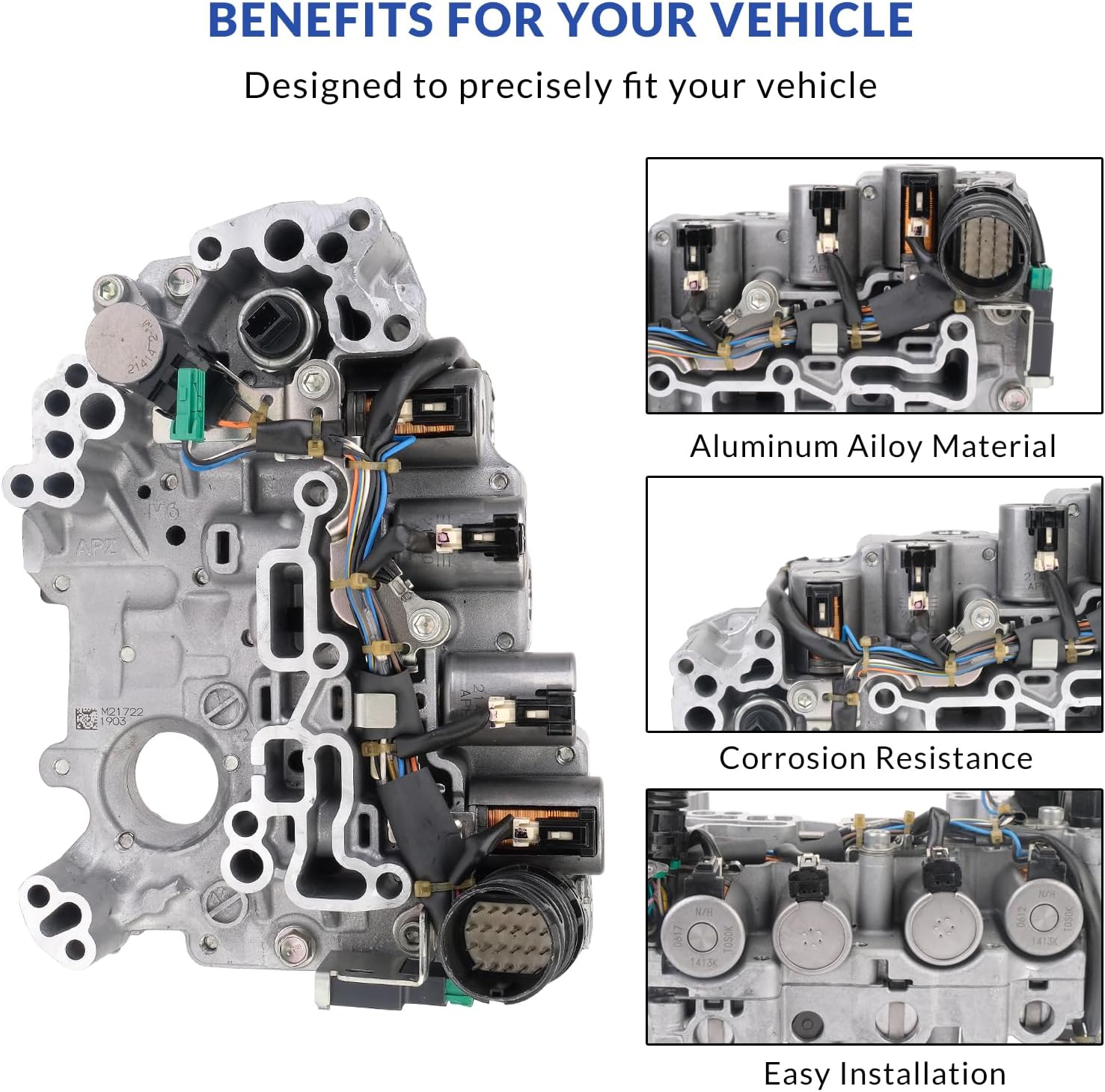 JF015E RE0F11A CVT Transmission Valve Body Compatibile with N-issan Sentra 1.8L 2013-2019 Replaces 31705-X428C 31705-X428E