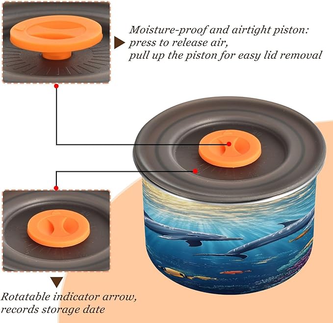 Almacenador de Alimentos ALAZA Coral Reef 30 oz Acero Inoxidable miniatura 5