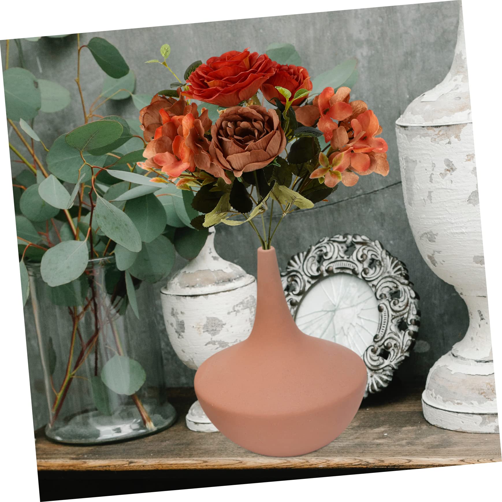 IMIKEYA 6 STK künstliche Pfingstrose Pflanzen für Kunstpflanzen Kunstblumenstrauß künstliche blüten künstliche Blumen kreative Hochzeitsblume Simulationsblumenstrauß Kunststoff