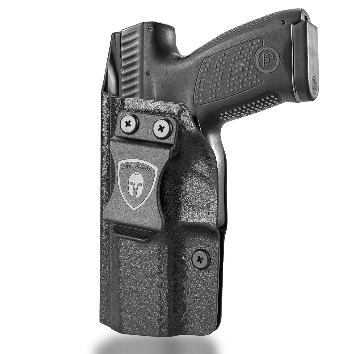WARRIORLAND Concealed Carry Kydex Holster Fit for CZ P-10 C & CZ P-10 S, Inside Waistband IWB | Adjustable Cant | 'Posi-Click' Retention | Full Length Sweat Guard, Right Hand/Left Hand Option