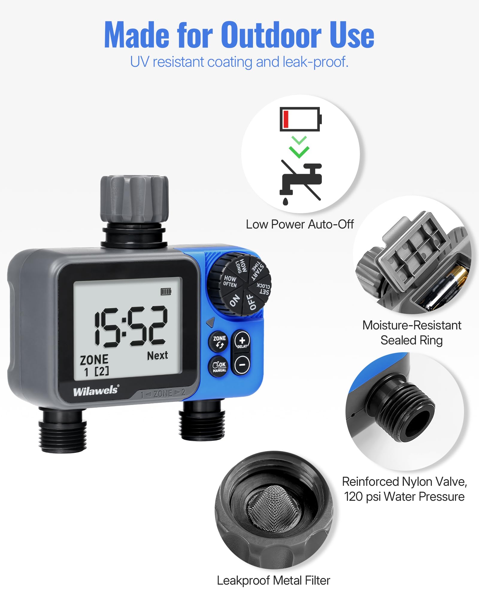 Timer per irrigazione C12WT06