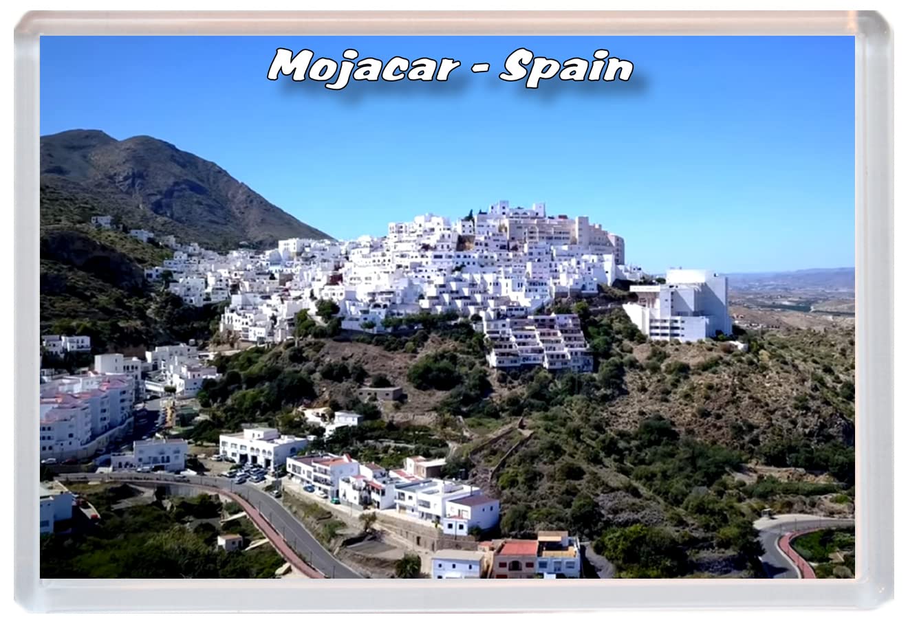 Baked Bean Store Mojacar Pueblo - Spain - 96 x 67mm Jumbo Fridge Magnet/Magnets BBSFHM355