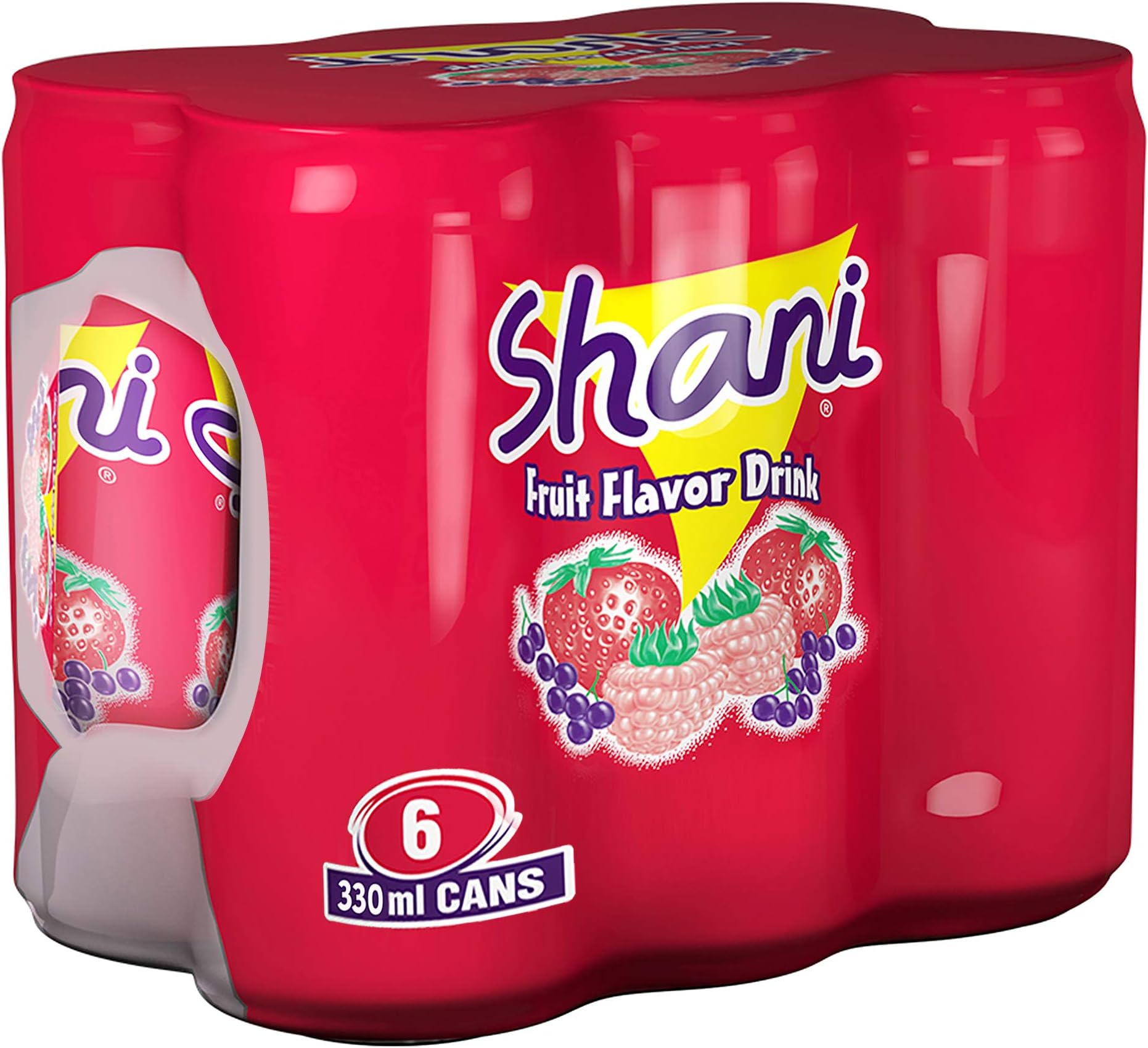 Shani Carbonated Soft Drink, Cans, 6 X 330 Ml
