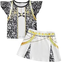 Sasaerucure 1-6T Kids Girls Halloween Demon Hunters Dress Outfit