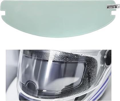 Anti Fog Film for Motorcycle Helmets, Helmet Visor Lens Insert Nano Coating Sticker, Universal Helmet Shield Film Lens Clear