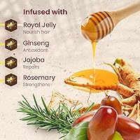 Vista 5 de TIO NACHO Shampoo Ginseng con Jalea Real - Reduce la caída del cabello 14 Onzas Líquidas