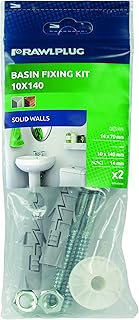 Rawlplug Wash Basin Fixing Kit Wall Mounted |...,