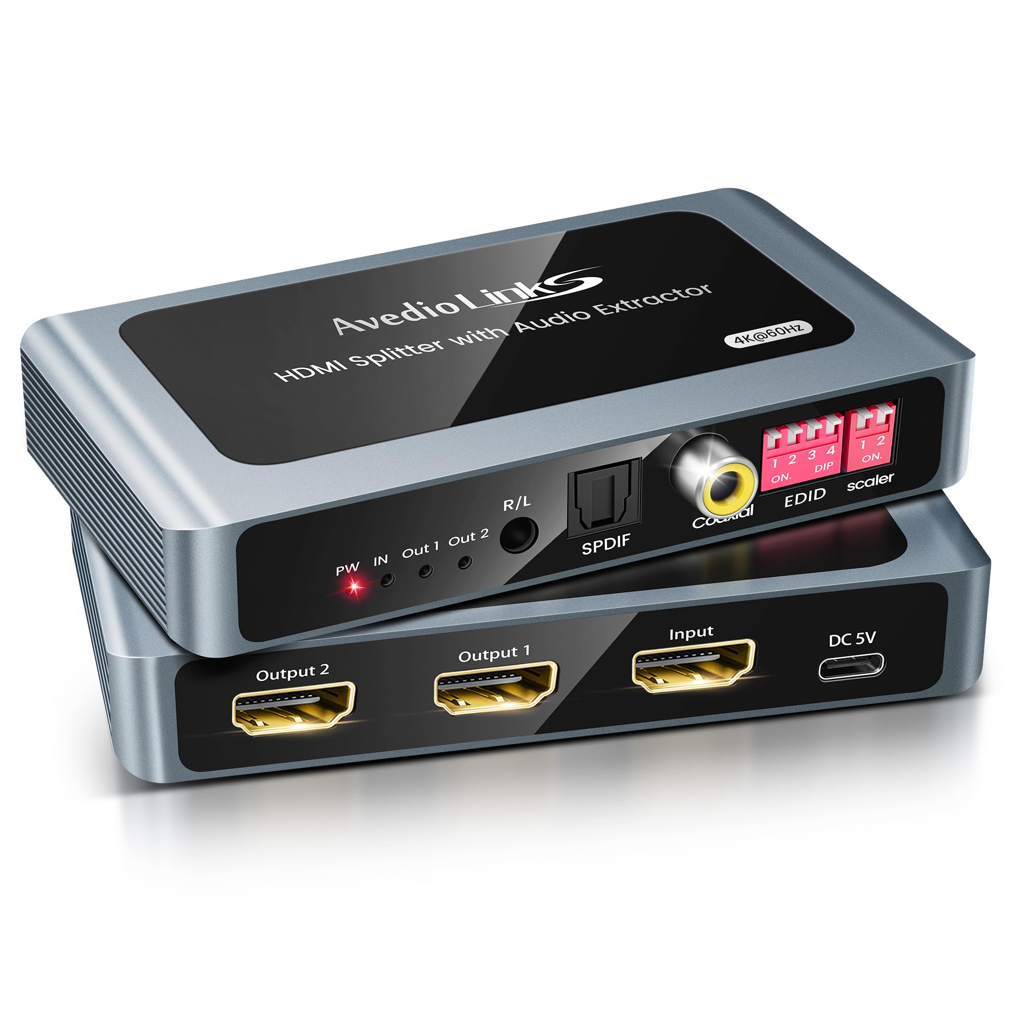 Amazon | avedio links HDMI 分配器 1入力2出力 HDCP2.2解除 4K@60Hz