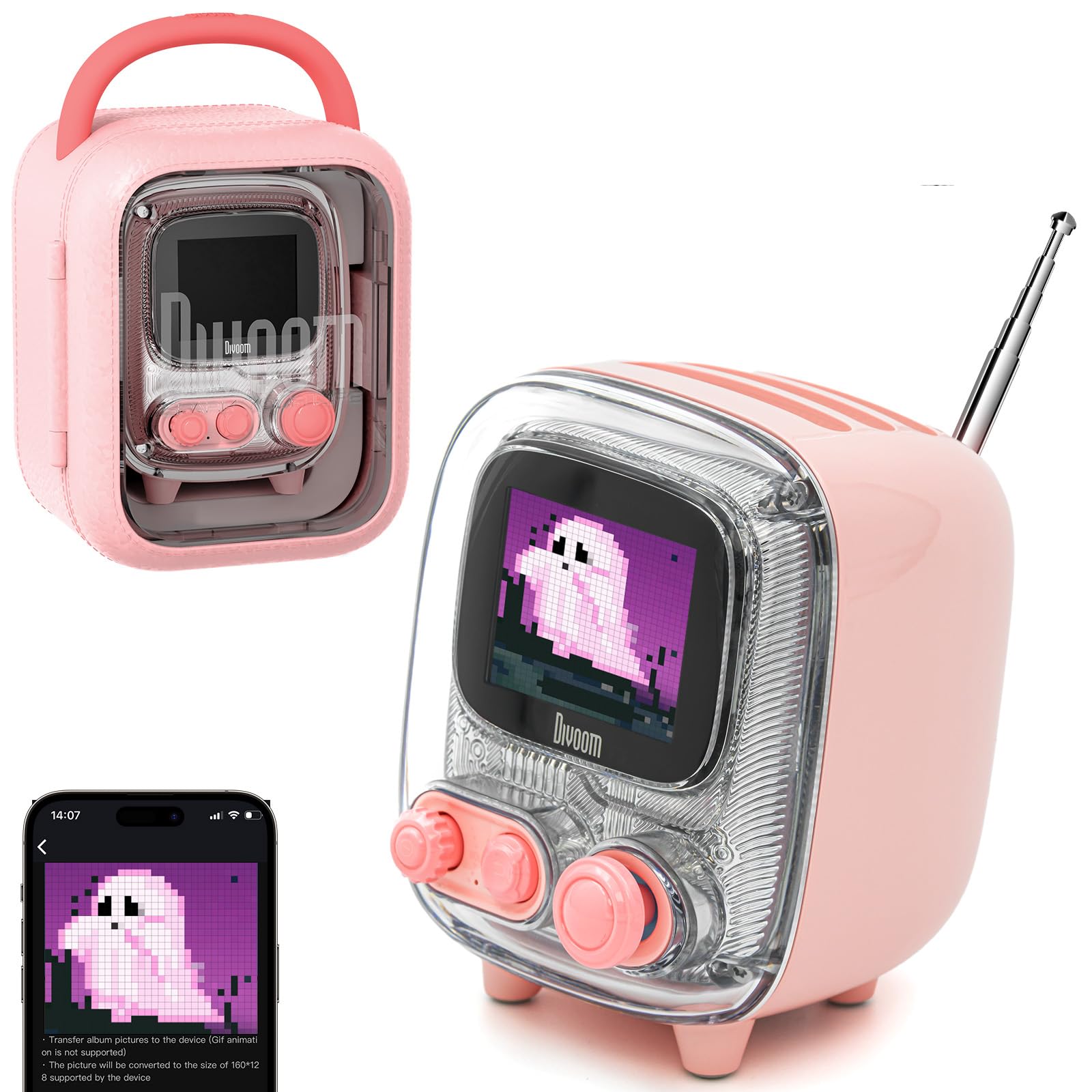 ⭐︎Meow Two⭐︎Tivori AudioArt Orb Amazon.com: Divoom Ditoo and Tiivoo-2,Pixel Art Bluetooth