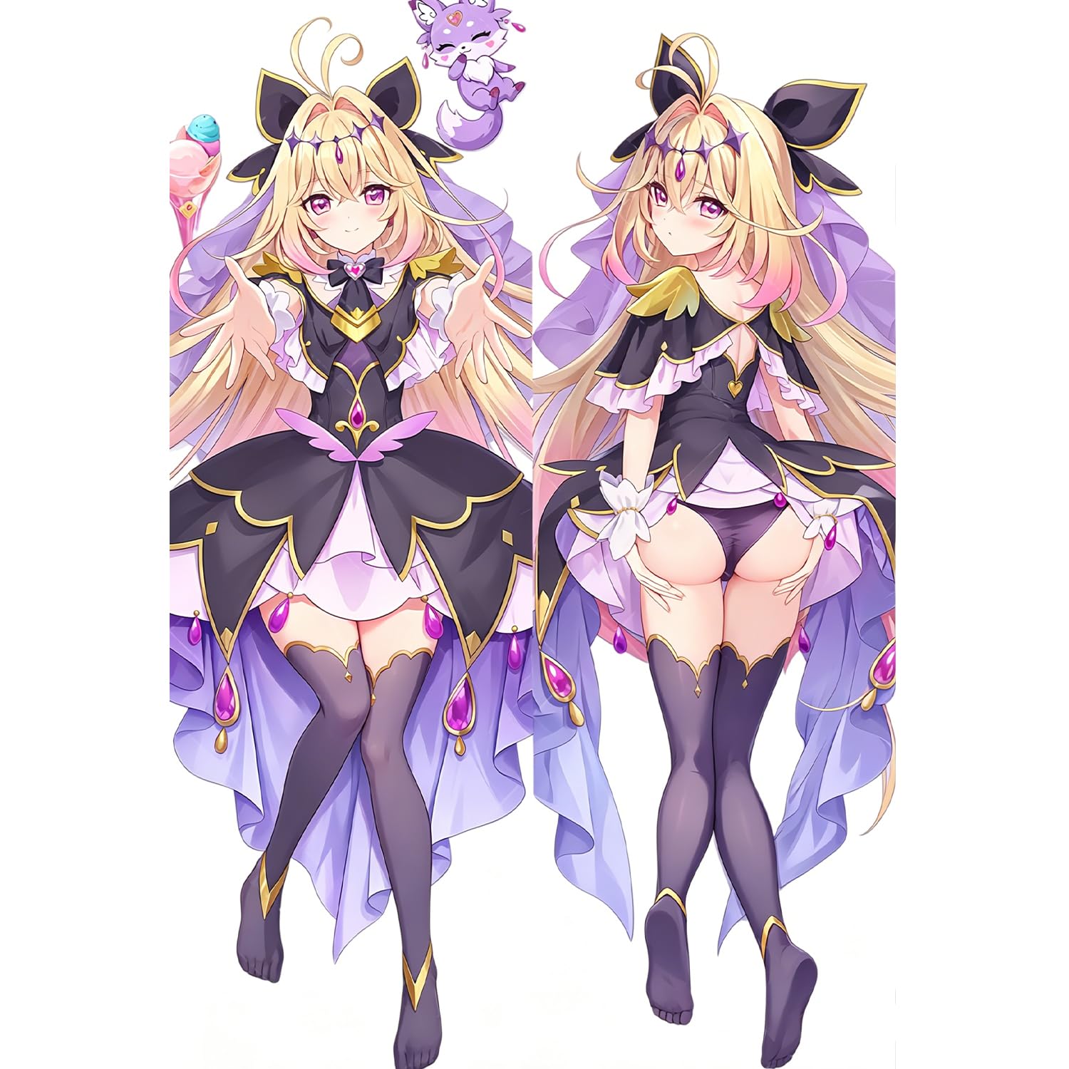 キュアアルカナ・シャドウ 抱き枕カバー① Amazon.co.jp: 森亜るるか 抱き枕カバー 2wayトリコット 両面プリント