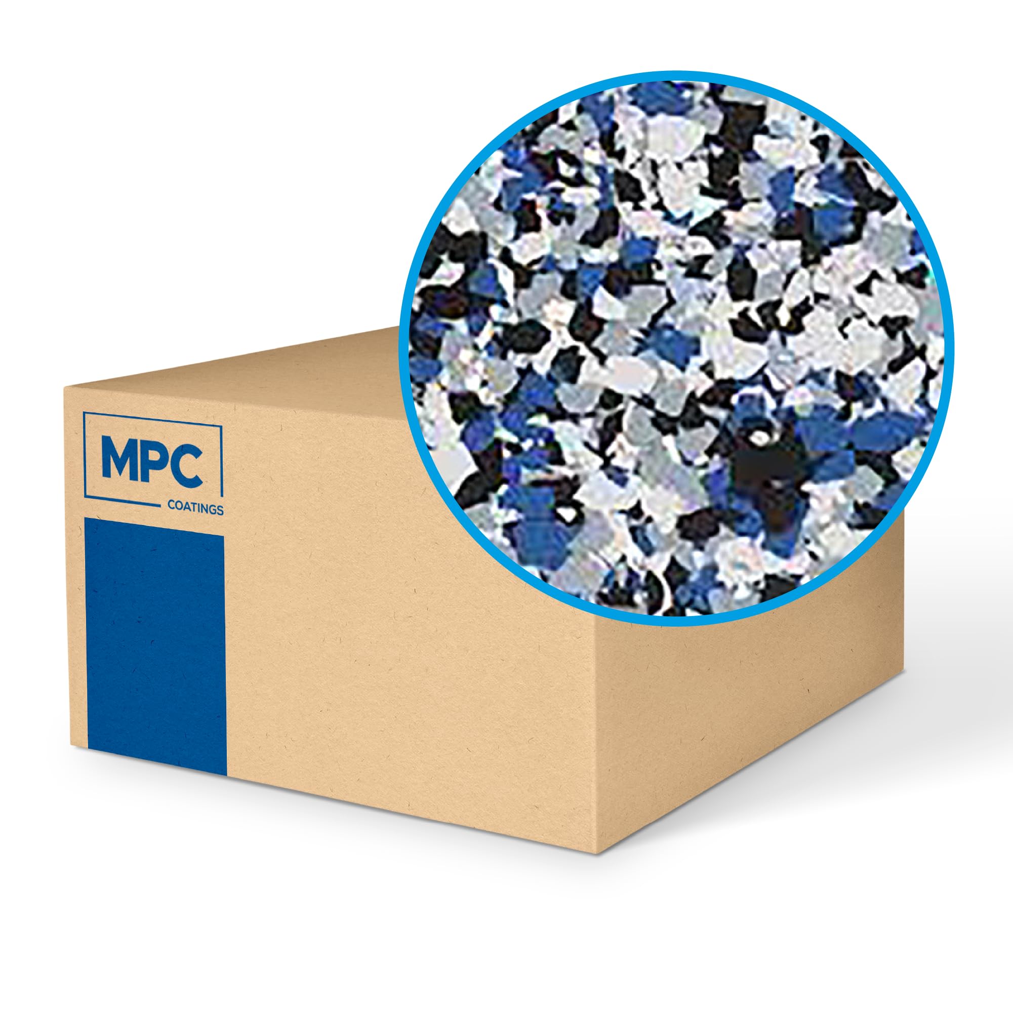 MPC Epoxy Flakes, Flakes for Epoxy Floor Projects, 25-Pound Box, Orbit