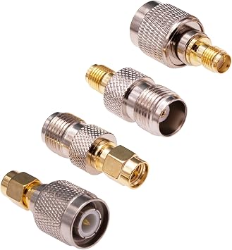4pcs SMA to TNC Male Female Adapter RF coaxial Coax Adapter ConnectorY50-4